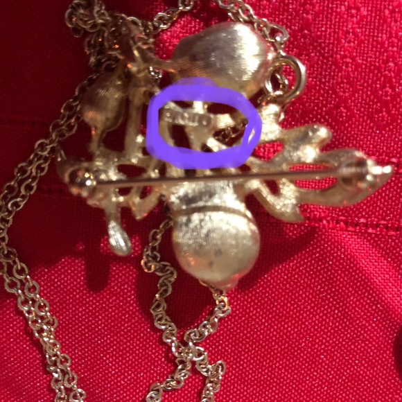 NWT Vintage Avon Autum Glory Necklace which converts to a Brooch. - Picture 9 of 10